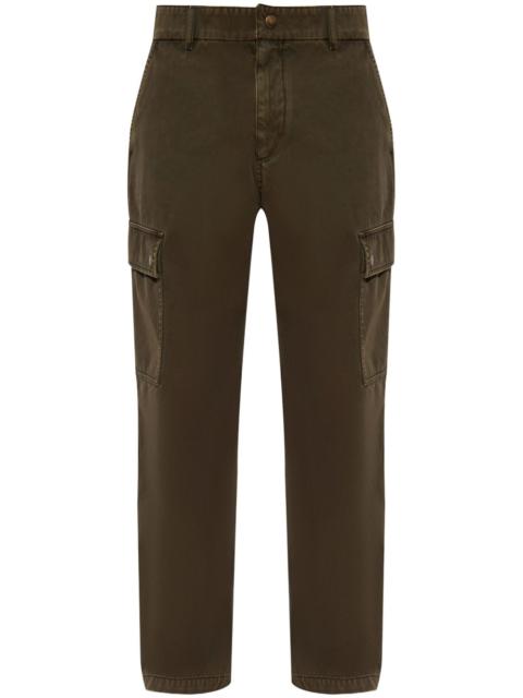 straight-leg cargo trousers