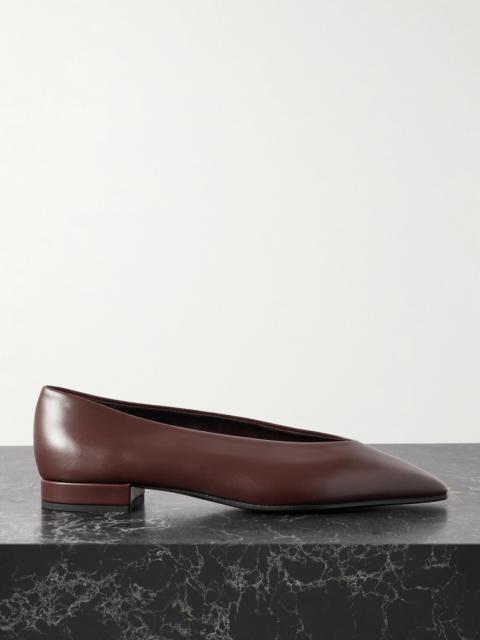 Rebecca Leather Point-toe Flats