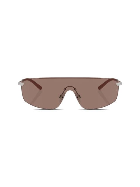 R-5 mask-frame sunglasses