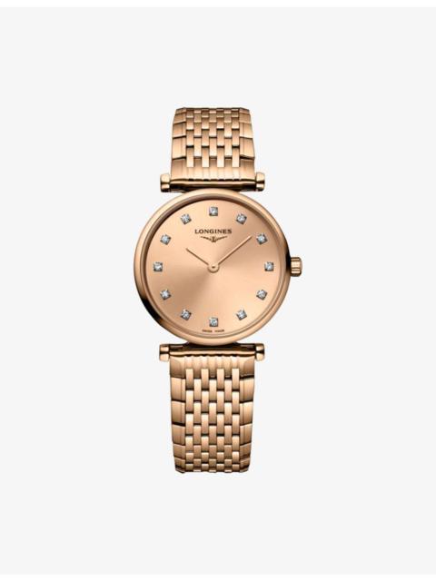 L4.209.1.90.8  La Grande Classique La Grande Classique Rose PVD Coated Stainless-Steel And 0.048ct D