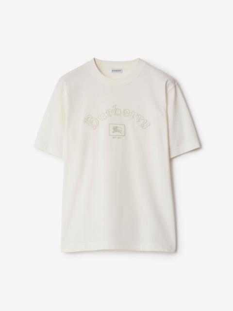 Gothic Logo Cotton T-shirt