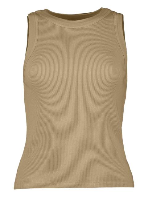 Isabel ribbed crew-neck tank top