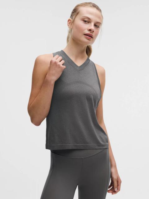 Swiftly Open-Hole V-Neck Tank Top