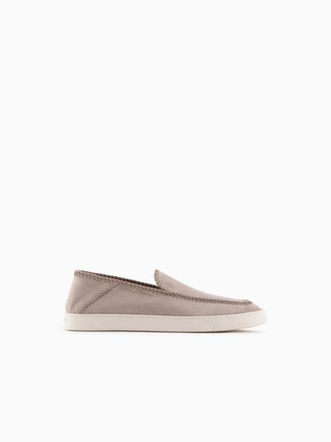 Galleria 3 suede slip-ons