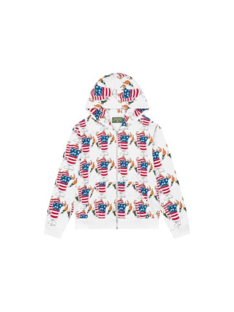 Denim Tears Firecracker Zip Hoodie Multicolor