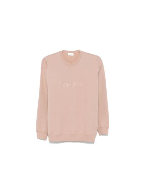 Cotton Logo Sweatshirt Pink