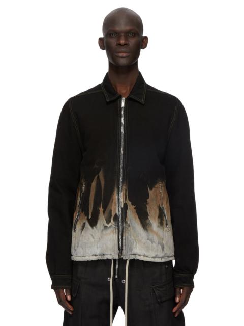 tie-dye denim jacket