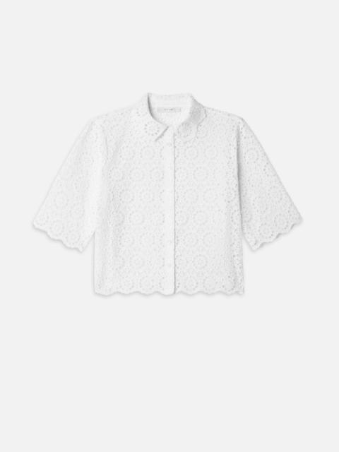 The Petal Eyelet Shirt