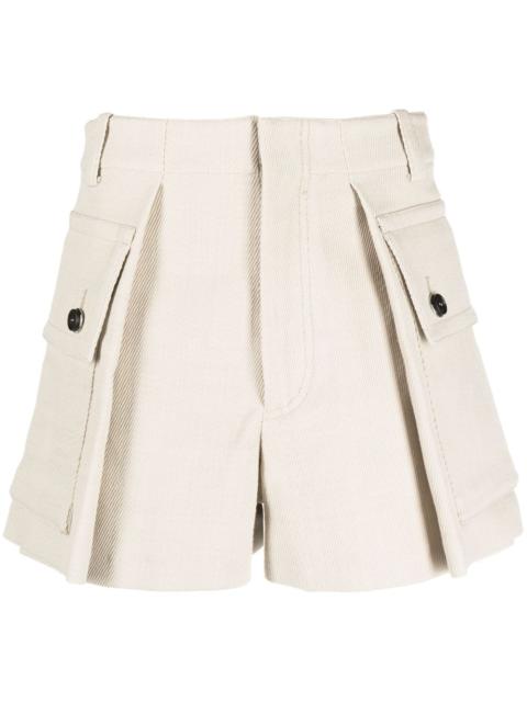 pocket-detail tailored shorts