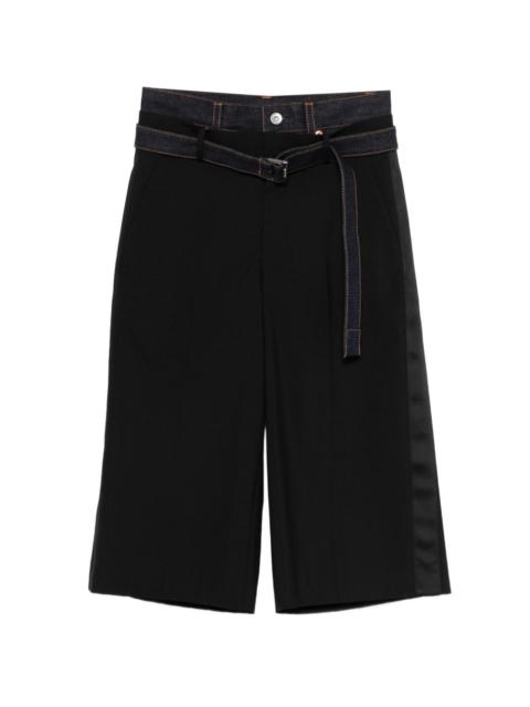 belt-detail shorts