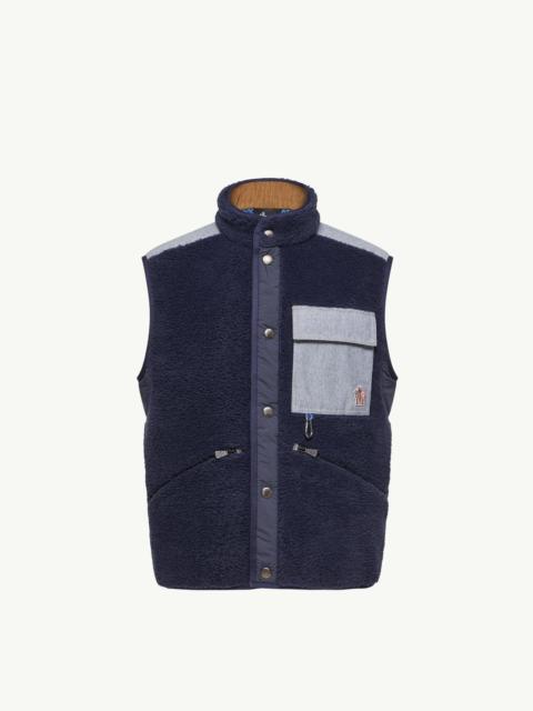 Teddy & Chambray Vest