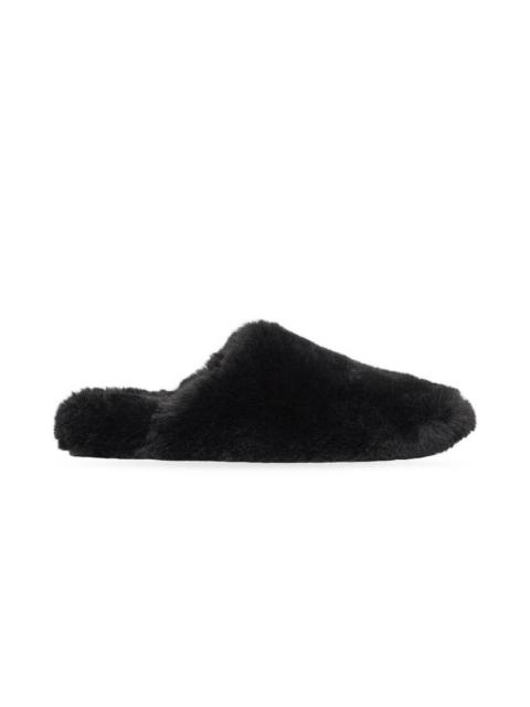 Men's Teddy Mule  in Black