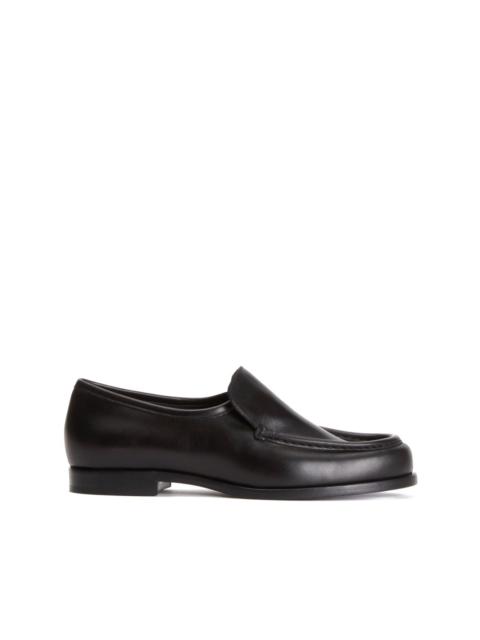 leather loafers