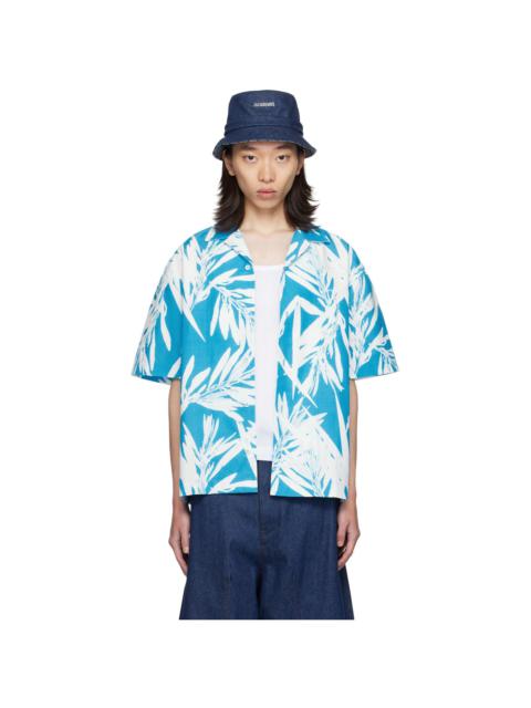SSENSE Exclusive Blue & White La Casa 'La chemise Jean' Shirt