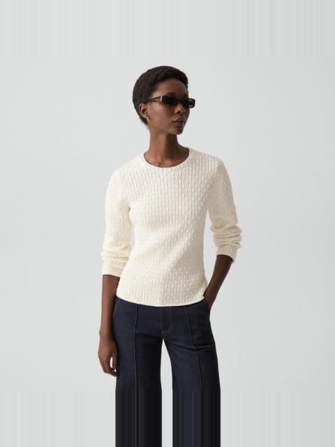 Textured Sweater in Orchard Cotton
