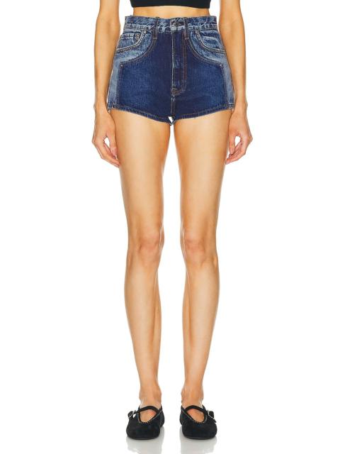 Kyla Two Tone Hot Short