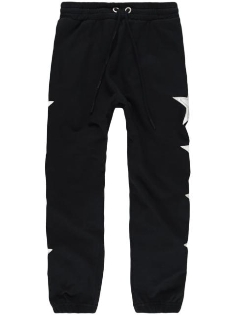 star-patch cotton track pants