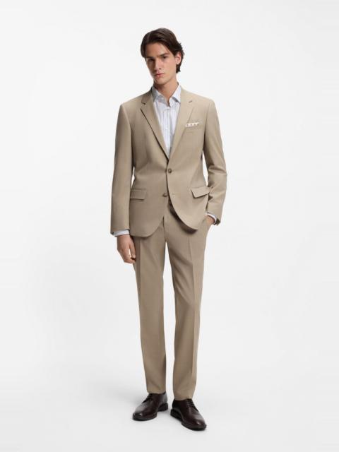 TWO-PIECE SLIM-FIT SUIT IN STRETCH CLOTH