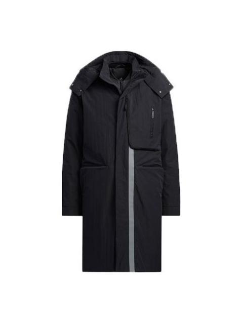 adidas Casual 3-In-1 Long Down Jacket 'Black' H13847