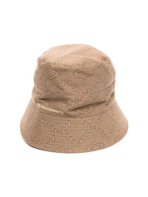 logo-appliqué bucket hat