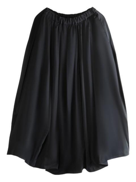 pleated wool skirt