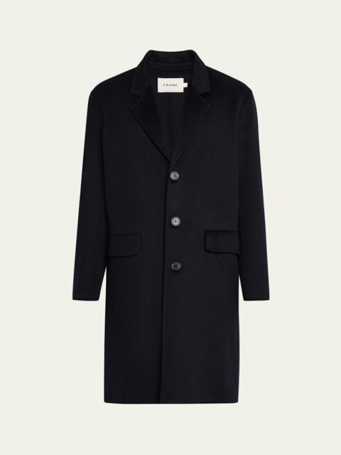 Men's Double-Face Wool Overcoat
