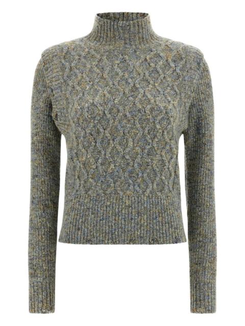 Proud Mary cable-knit turtleneck sweater