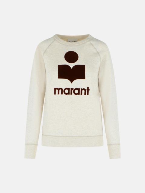 'MILLYNY' SWEATSHIRT IN ECRU COTTON MISOT