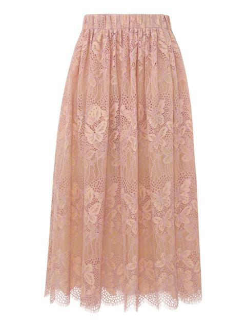 HARMONY LACE MIDI SKIRT