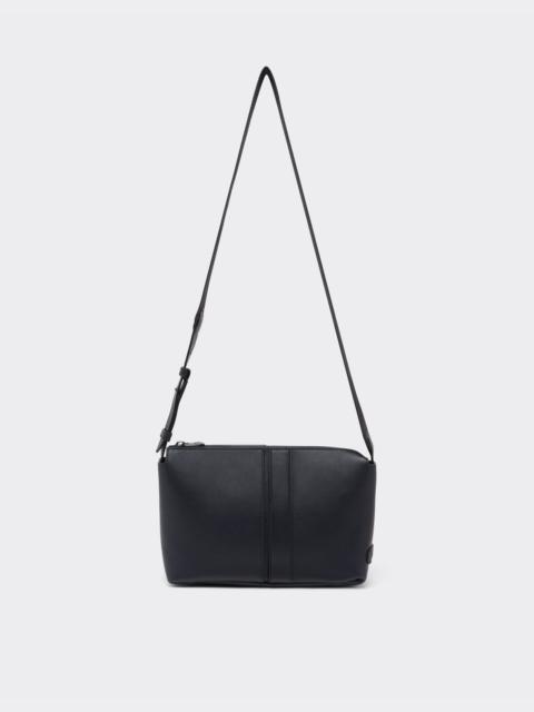 Shoulder bag in tumbled leather