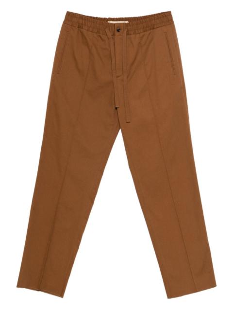 drawstring panelled trousers