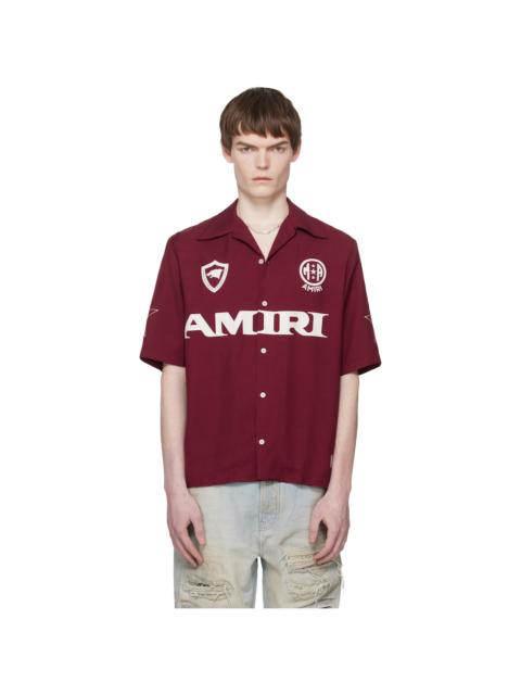 Red 'Amiri' Sport Camp Shirt