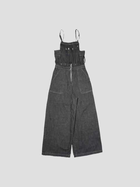 11.5oz BLACK DENIM OVERALL