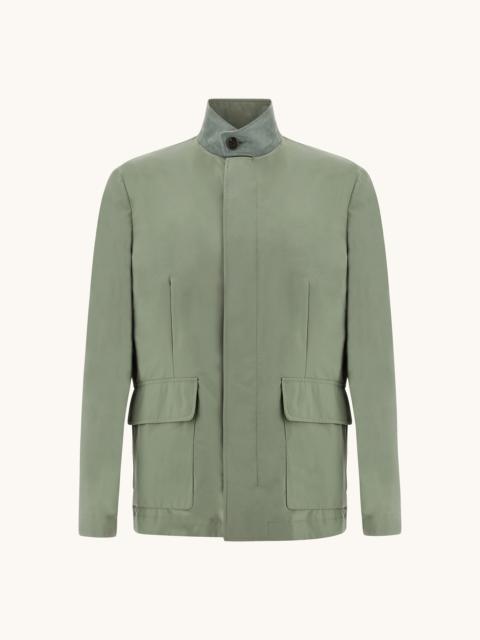 TYPHOON® PLATINUM CAR COAT WITH AQUALEATHER SUEDE DETAILS