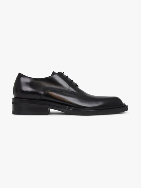 HEELED LACE BROGUE | BLACK