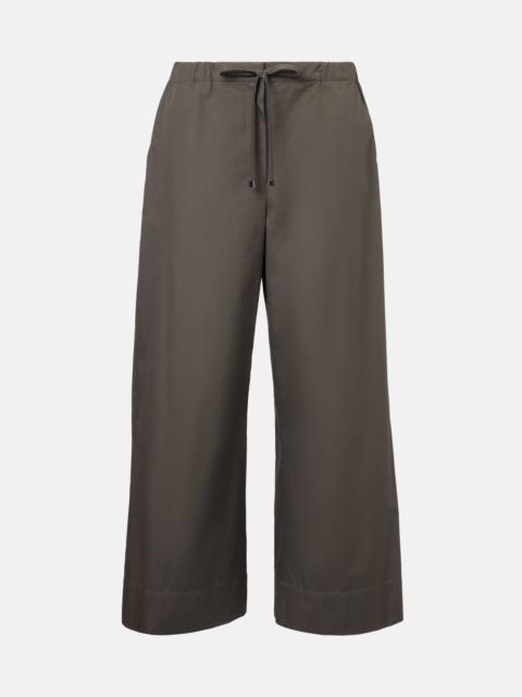 Auero cotton wide-leg pants