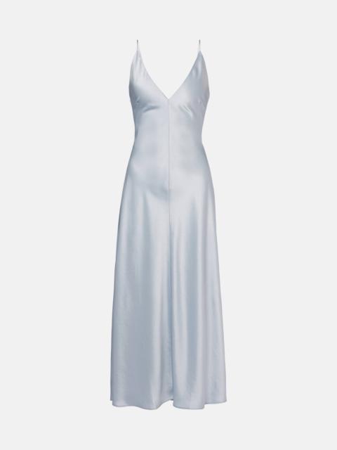 Barb satin slip dress