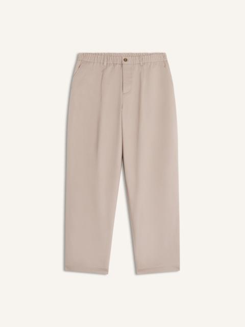 ELASTICATED PLEATED PANTS