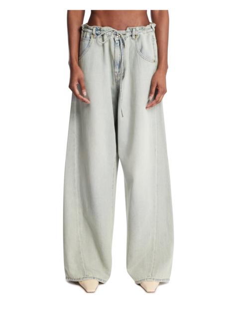 Blue Iris Drawstring Jeans