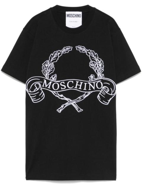 embroidered-logo T-shirt