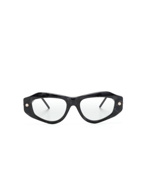 P15 rectangle-frame sunglasses