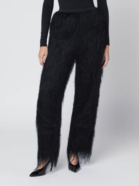 Black Reed fringed trousers