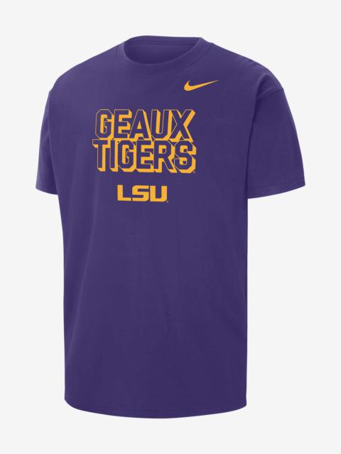 Rework LSU Nike Collared Tee - L