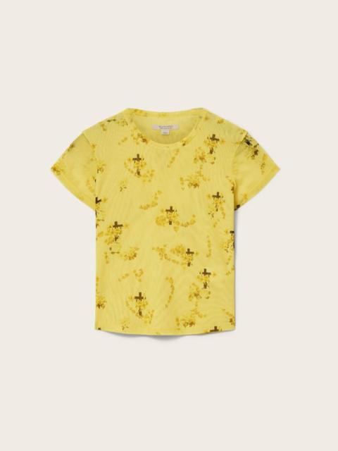 ELLIE MESH FLORAL T-SHIRT