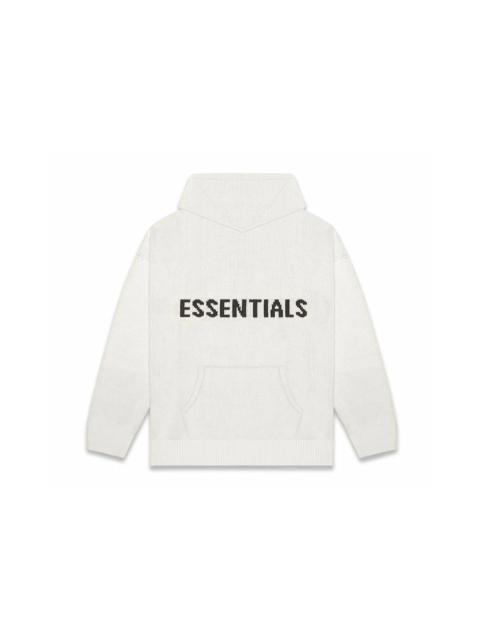 Fear of God Essentials Knit Hoodie (FW20) Oatmeal/Oatmeal Heather/Light Heather Oatmeal