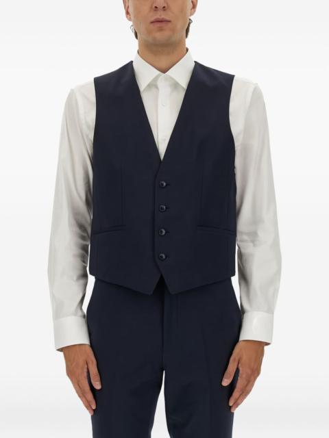 buttoned waistcoat