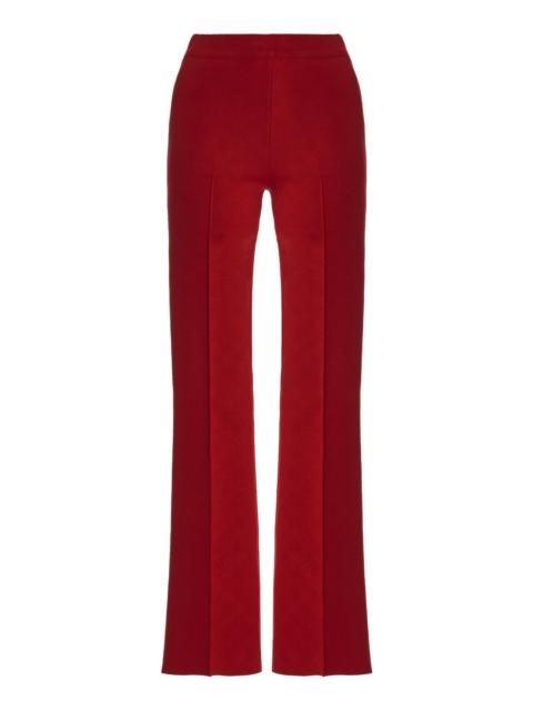 NSFW Jules Stretch Knit Pants red