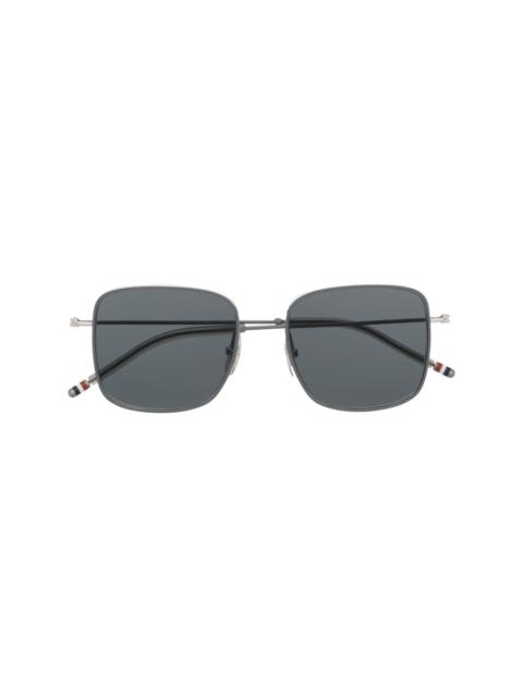 square pilot-frame sunglasses