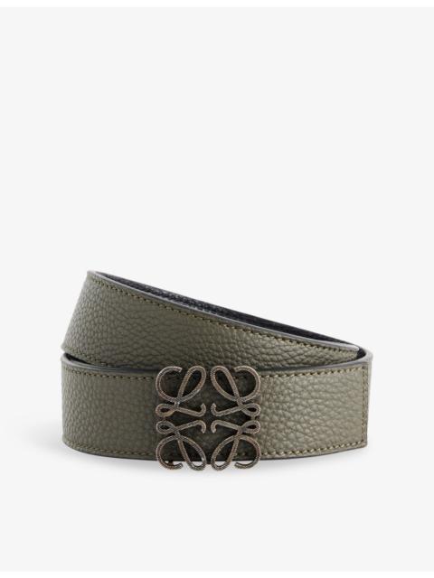 Reversible Anagram leather belt