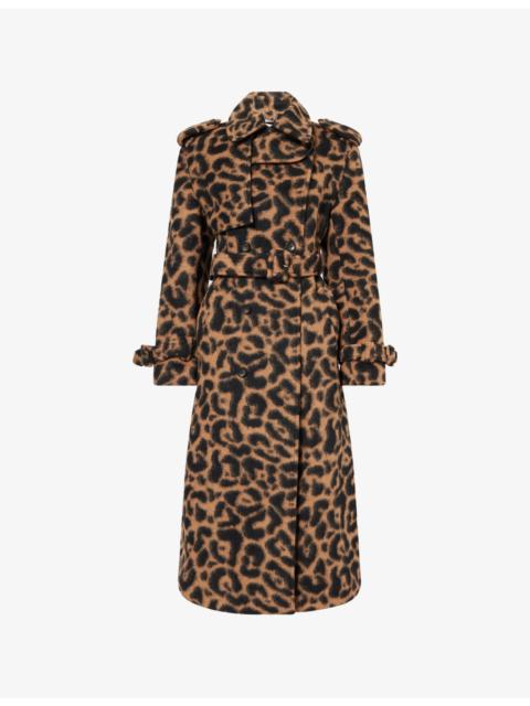 Rumi Belted Woven Coat